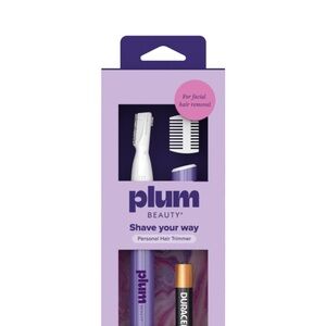 Plum Beauty Purple Personal Facial Hair Trimmer